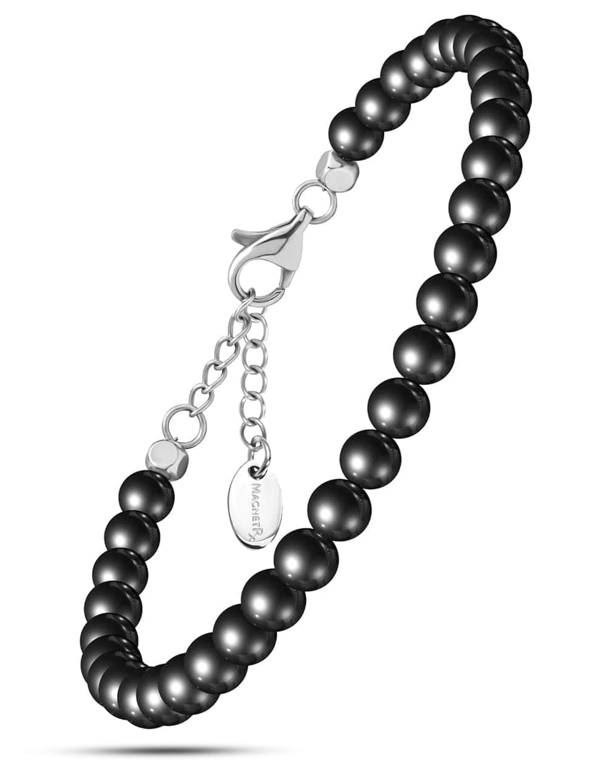 Magnetic Anklet Hematite Magnetic Anklet (6mm Round Beads) MagnetRX