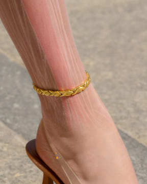 Magnetic Anklet Ultra Strength Titanium Magnetic Therapy Anklet for Women (Gold) MagnetRX