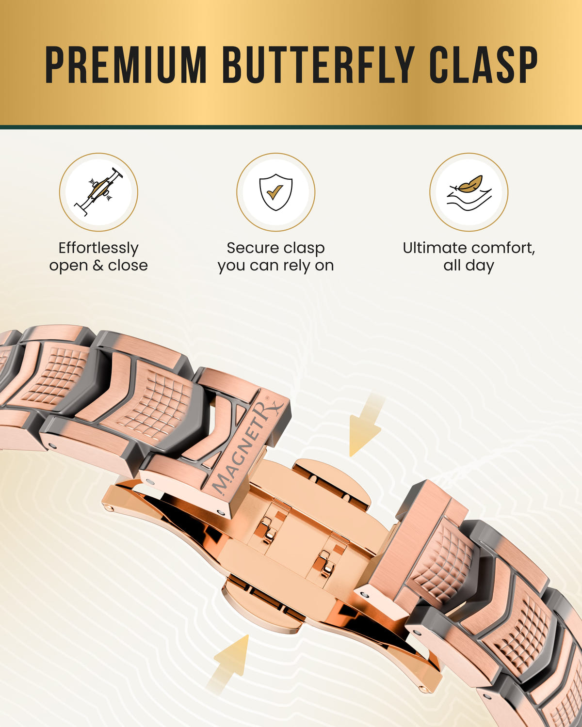 Magnetic Bracelet EllipseMAX Magnetic Copper Bracelet for Men (Arrow) MagnetRX