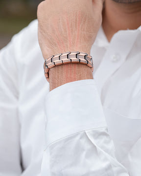 Magnetic Bracelet EllipseMAX Magnetic Copper Bracelet for Men (Tire) MagnetRX