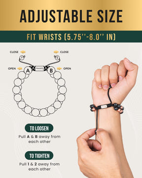 MAX Strength Magnetic Hematite & Copper Bracelet (Double Row)