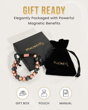MAX Strength Magnetic Hematite & Copper Bracelet (Double Row)