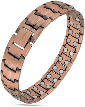Ultra Strength Pure Copper Magnetic Therapy Bracelet (Classic)