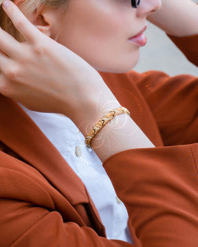 Magnetic Bracelet Women's Ultra Strength Magnetic Bracelet Crystal XO (Rose Gold) MagnetRX
