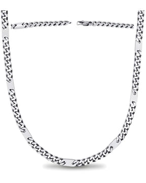 Magnetic Necklace Magnetic Therapy Necklace Stainless Steel Curb Chain MagnetRX