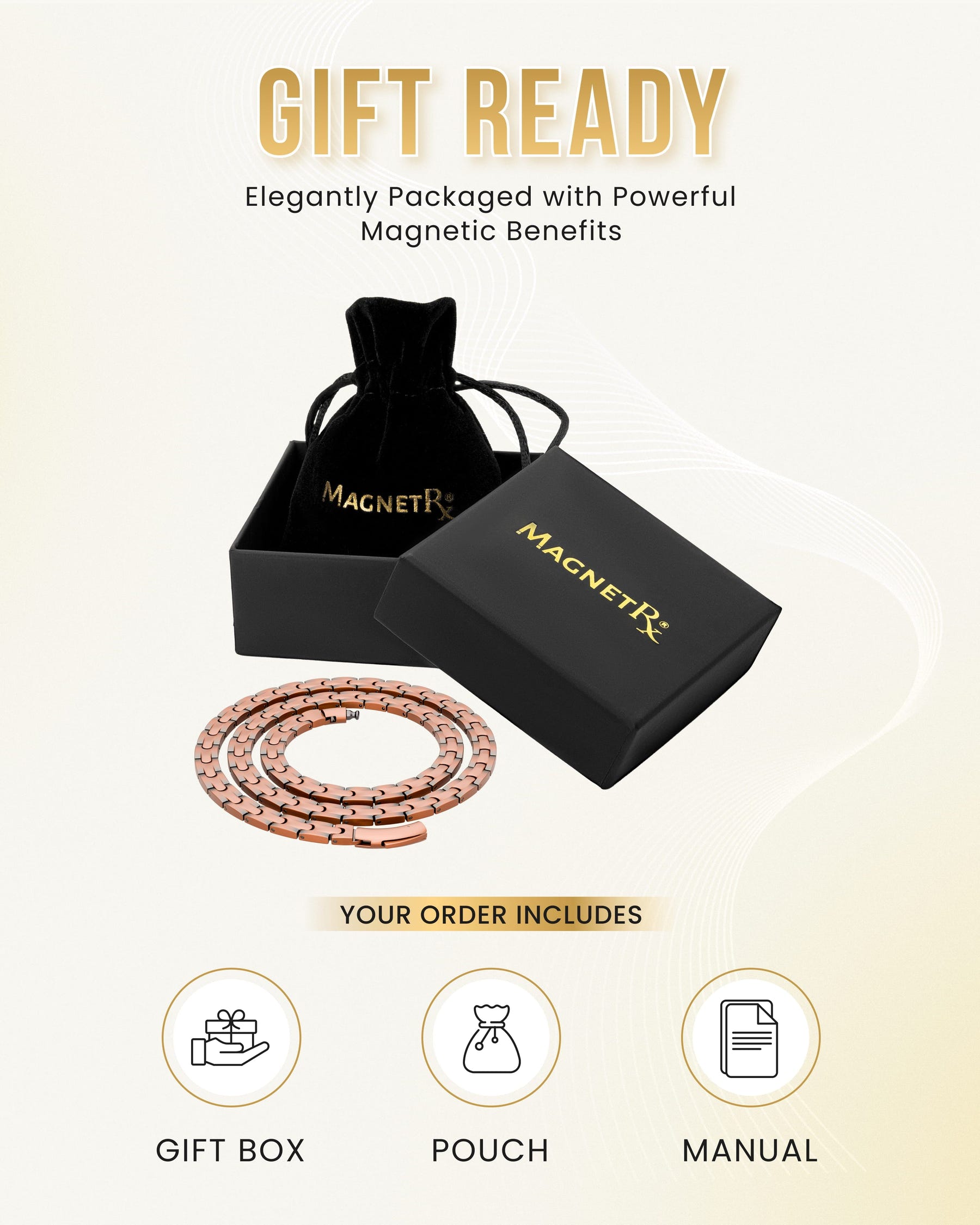 Powerful Copper Magnetic Therapy Necklace Classic Chain