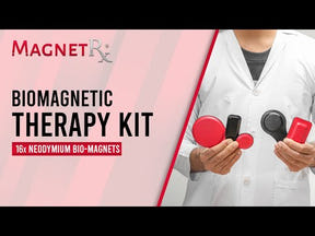 Biomagnetic Therapy Magnet Kit — Ferrite & Leather (22 Mixed Units)