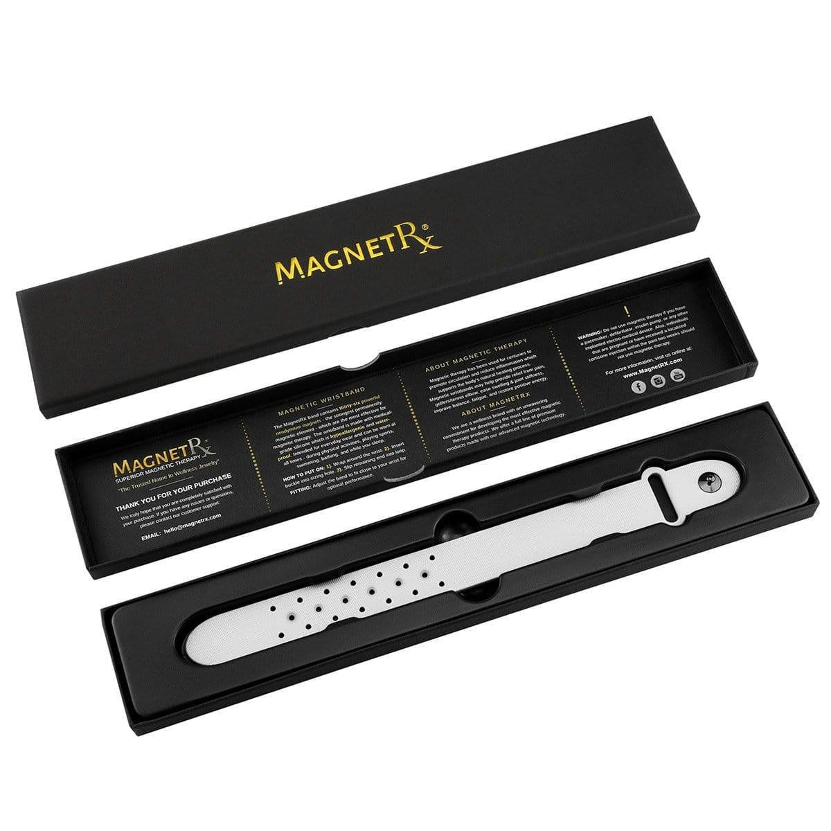 Ultra Strength Sports Magnetic Bracelet (White)