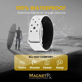 Ultra Strength Sports Magnetic Bracelet (White)